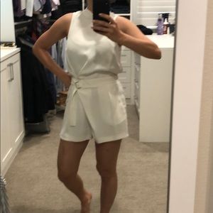Gently used Topshop off white romper